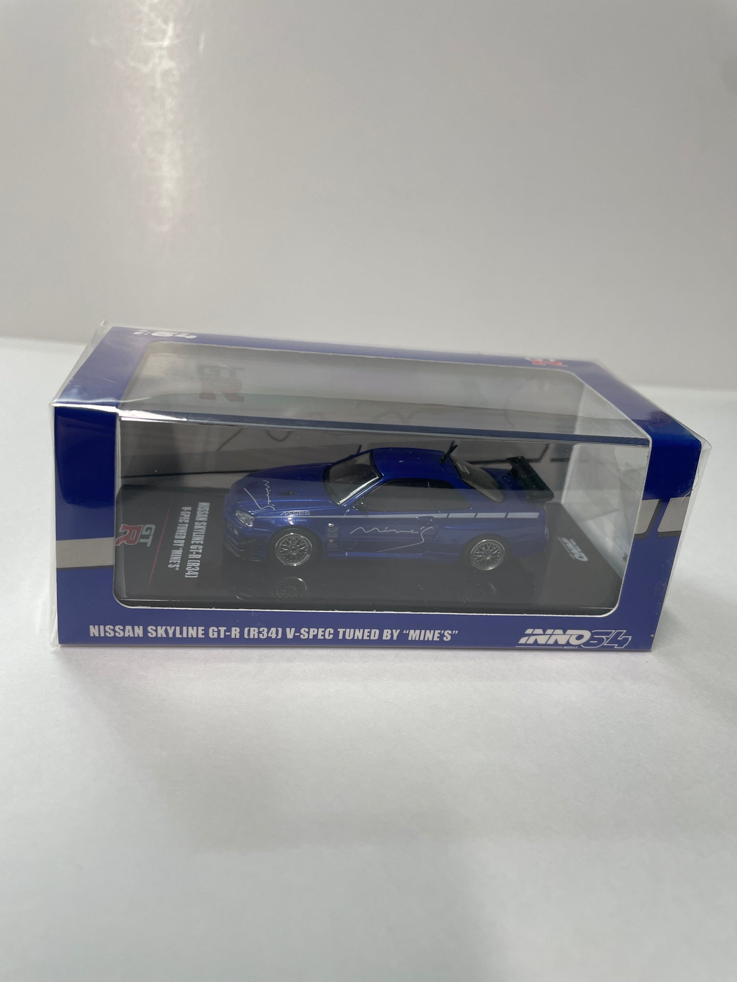 Inno64 1/64 Nissan Skyline GT-R (R34) V-Spec Tuned by Mine's Blue