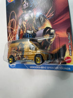 Hot Wheels 1/64 Pop Culture Mercedes-Benz Sprinter Tourer Gold - Damaged Card