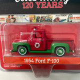 1/64 Greenlight Texaco 1954 Ford F-100 Red & Green