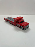 *Loose* Hot Wheels 1/64 Premium Car Culture Team Transport Mongoose Plymouth Duster Funny Car w/ Retro Rig Red