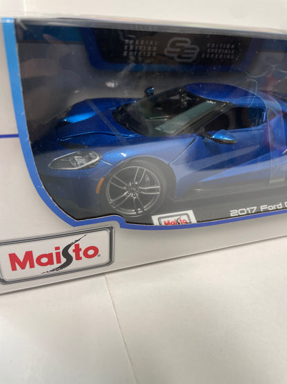 Maisto 1/18 2017 Ford GT Blue