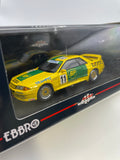 Ebbro 1/43 BP Trampio Nissan Skyline GT-R (r32) Gr.A 1993 n11 Yellow & Green