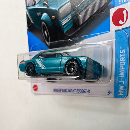Hot Wheels 1/64 Nissan Skyline HT 2000GT-X Teal