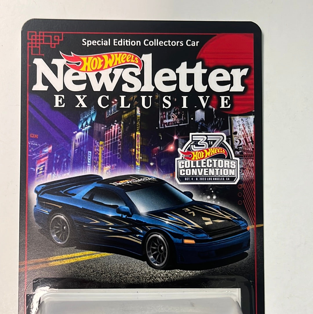 Hot Wheels Convention Newsletter Mitsubishi 3000GT VR-4 Blue