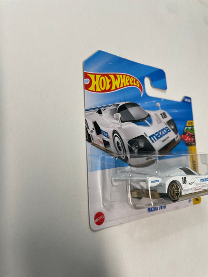 Hot Wheels 1/64 Mazda 787B Short Card White - Damaged Box