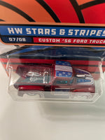 Hot Wheels 1/64 HW Stars & Stripes Custom ‘56 Ford Truck Red