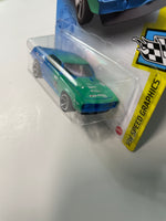 Hot Wheels 1/64 ‘69 Copo Camaro Falken Blue & Green