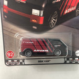 Hot Wheels 1/64 Boulevard Mix U MBK Van Black & Red