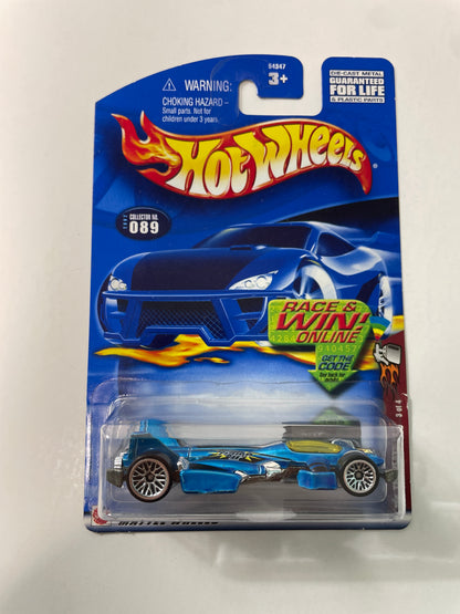 Hot Wheels 1/64 Jet Thrreat 3.0 Blue - Damaged Box