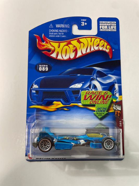 Hot Wheels 1/64 Jet Thrreat 3.0 Blue - Damaged Box