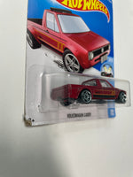 Hot Wheels 1/64 Volkswagen Caddy Red - Damaged Card