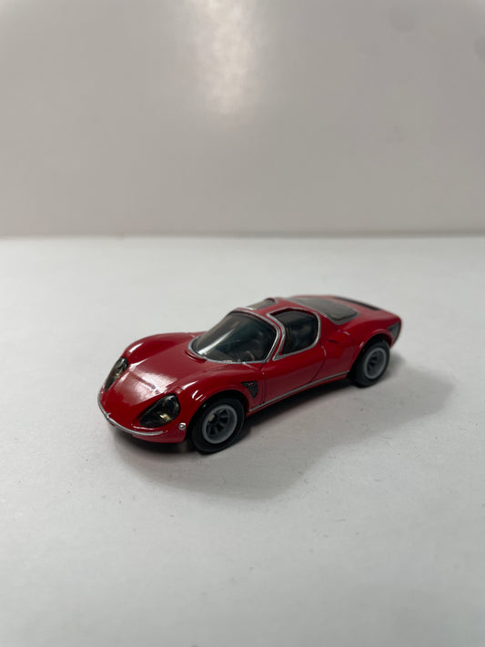 *Loose* Hot Wheels 1/64 Premium Car Culture 2 Pack '69 Alfa Romeo 33 Stradale Red