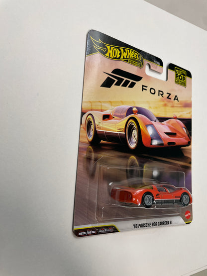 Hot Wheels 1/64 Pop Culture Forza '66 Porsche 906 Carrera 6 Orange - JHW97 - Damaged Box
