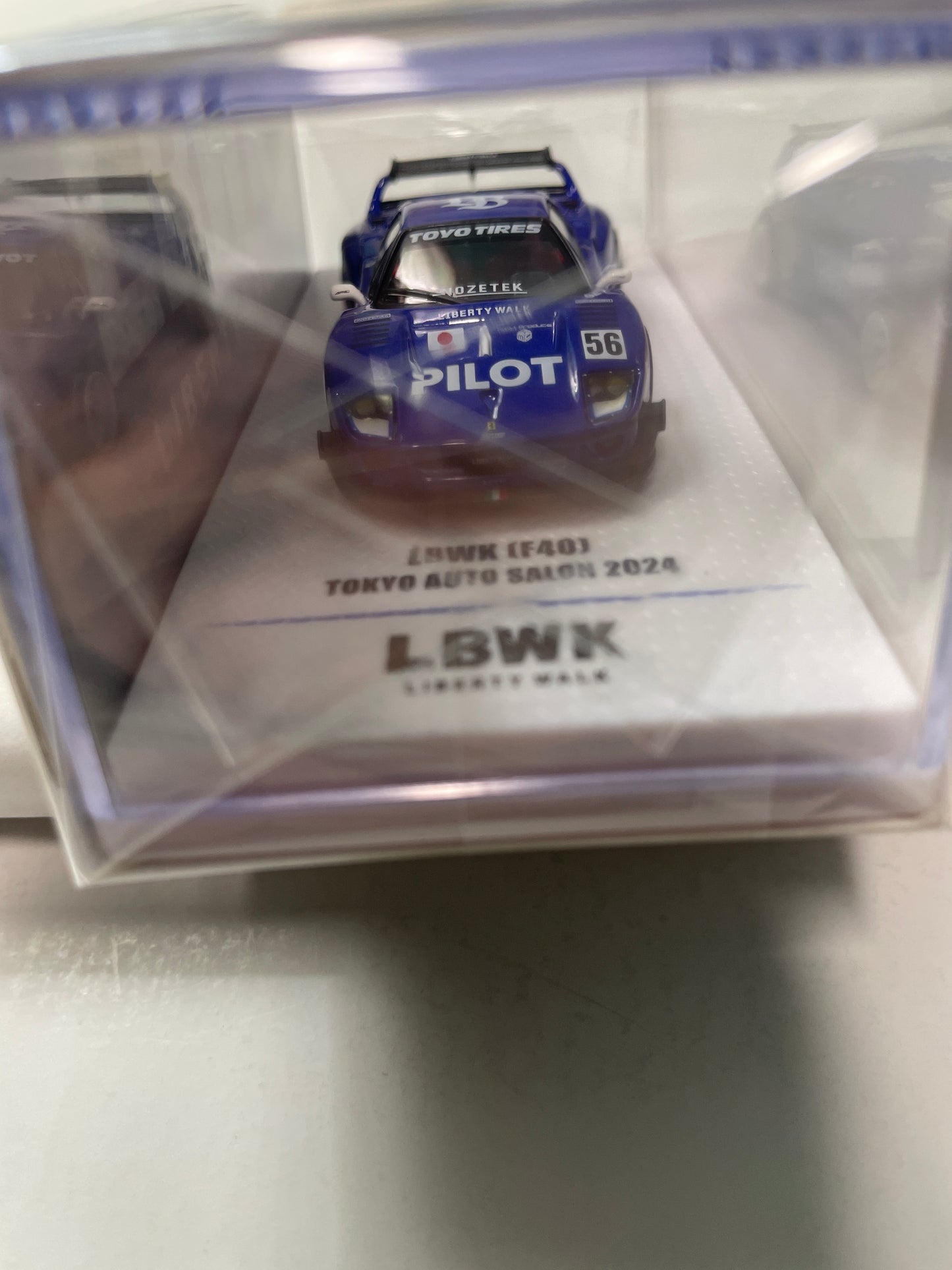 Inno64 1/64 LBWK Ferrari (F40) Tokyo Auto Salon 2024 n56 Blue
