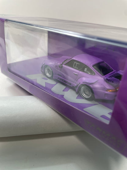 *SIGNED* Tarmac Works 1/64 Porsche RWB 993 Rotana Purple