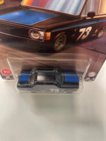 Hot Wheels 1/64 Boulevard Mix Z ‘73 Volvo 142 GL Black & Blue - Damaged Card