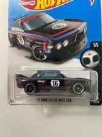 Hot Wheels 1/64 ‘73 BMW 3.0 CSL Race Car Castrol Black - Damaged Card