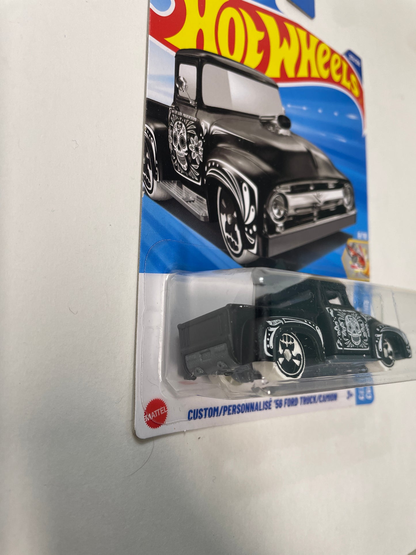 Hot Wheels 1/64 Custom/Personnalisé ‘56 Ford Truck/Camion Black & White