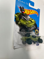 Hot Wheels 1/64 UNSC Warthog Green - Damaged Card