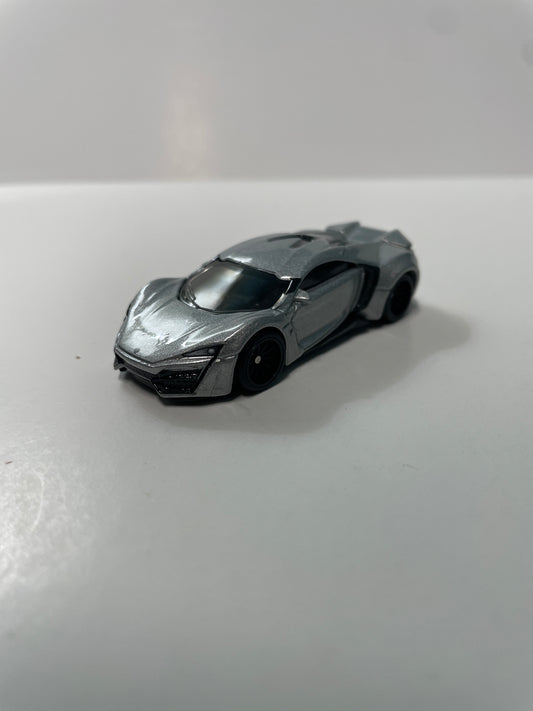 *Loose* Hot Wheels 1/64 Premium Car Culture Team Transport Lykan Hypersport Silver