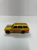 *Loose* Hot Wheels 1/64 Kroger Exclusive ‘71 Datsun 510 Wagon Momo Yellow