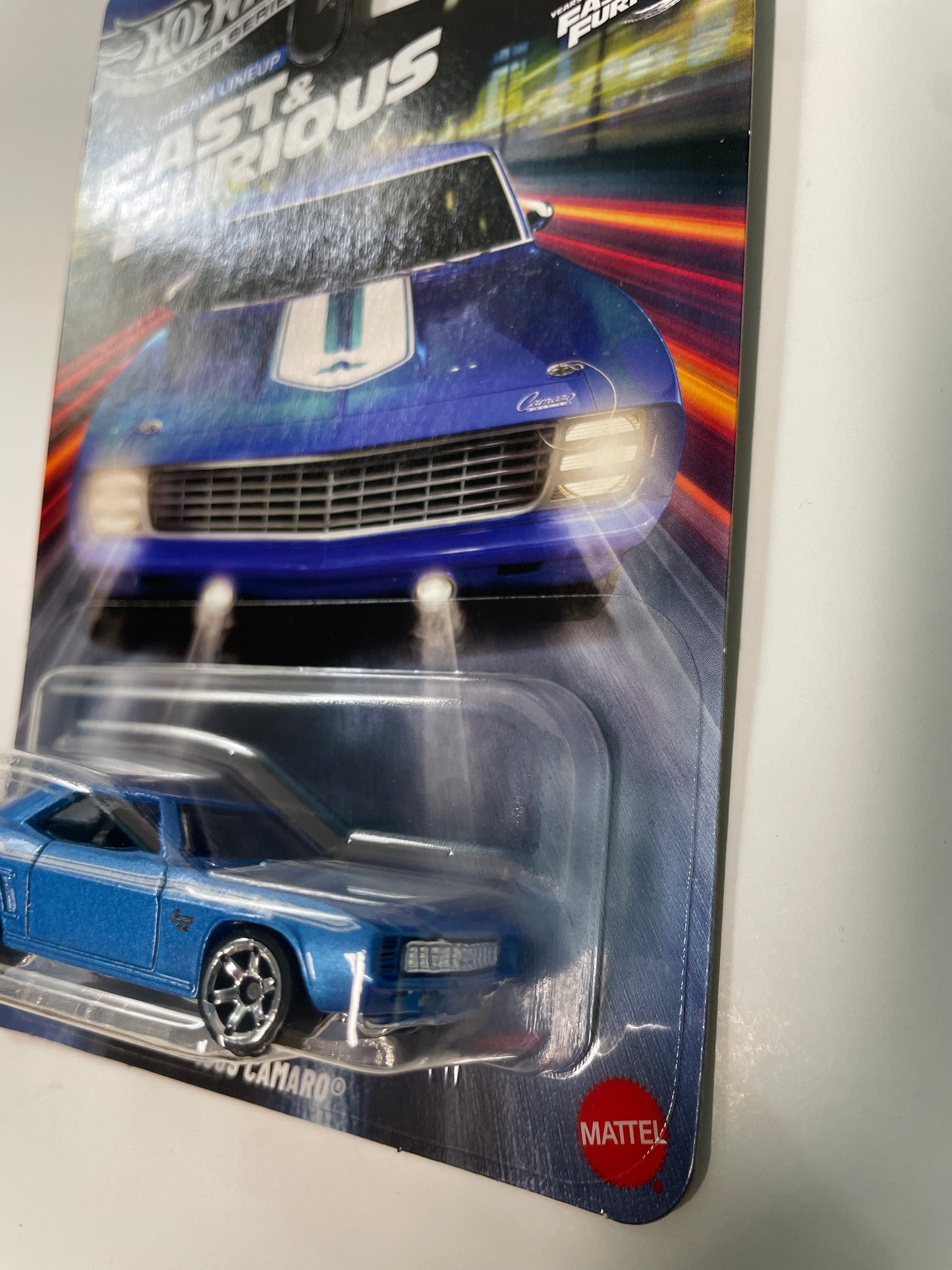 Hot Wheels 1/64 Silver Series Dream Lineup Fast & Furious 1969 Camaro Blue - JKX13