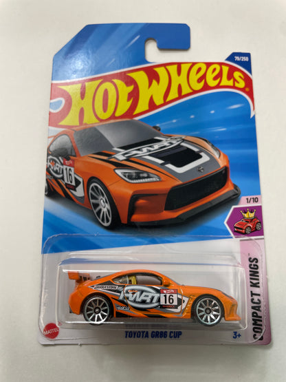 Hot Wheels 1/64 Toyota GR86 Cup Orange