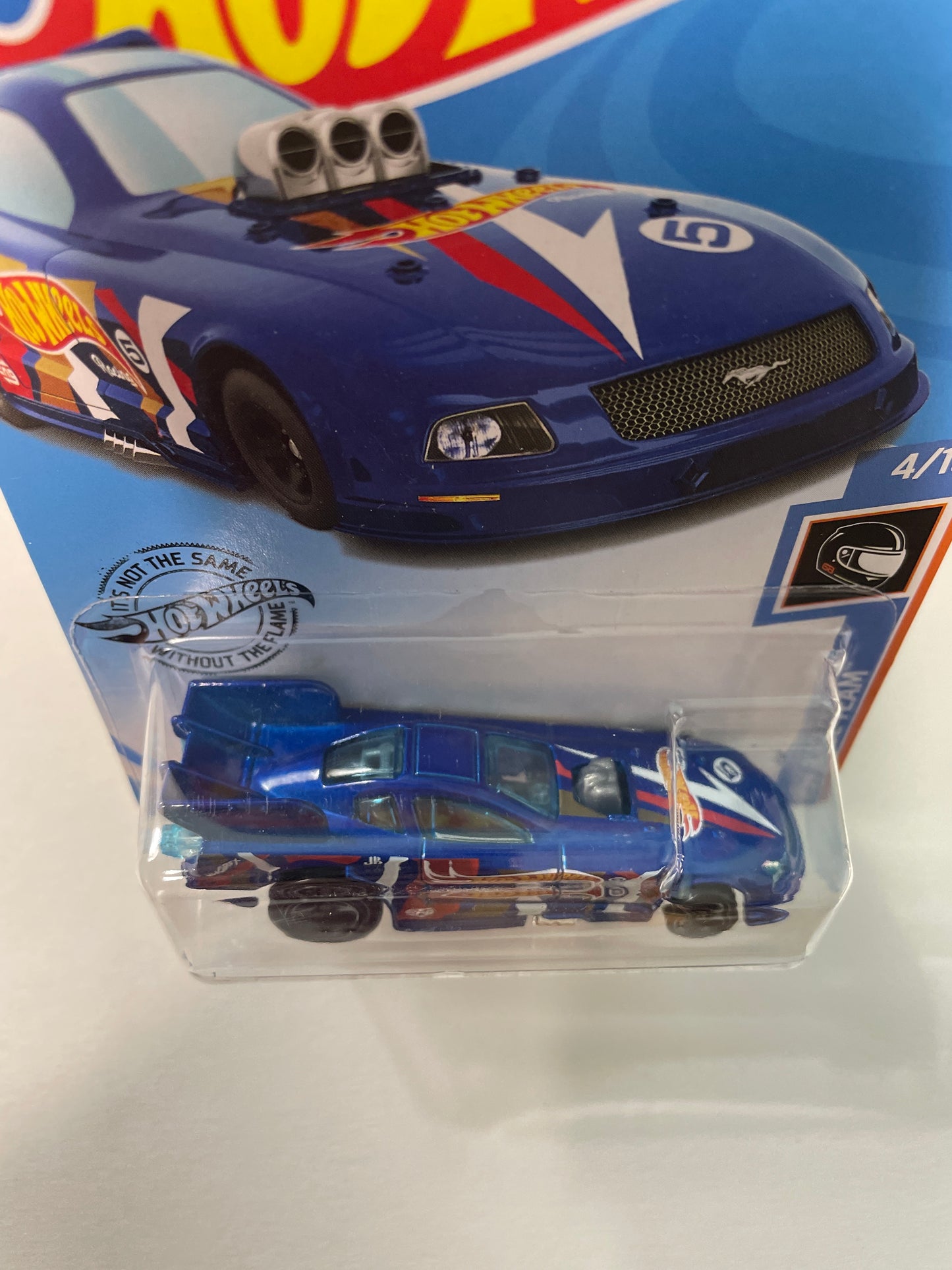 Hot Wheels 1/64 Mustang Funny Car Blue