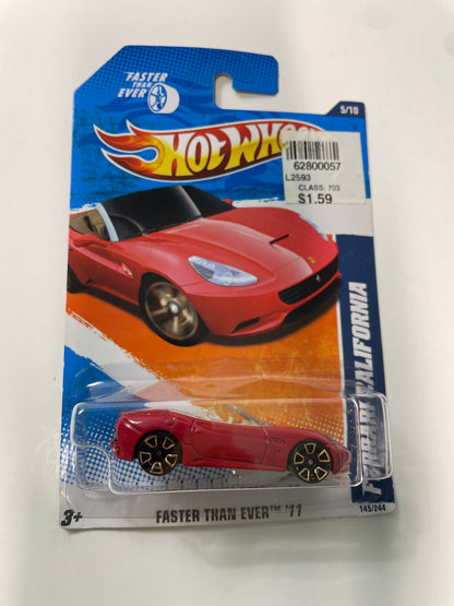 Hot Wheels 1/64 Ferrari California Red - Damaged Box