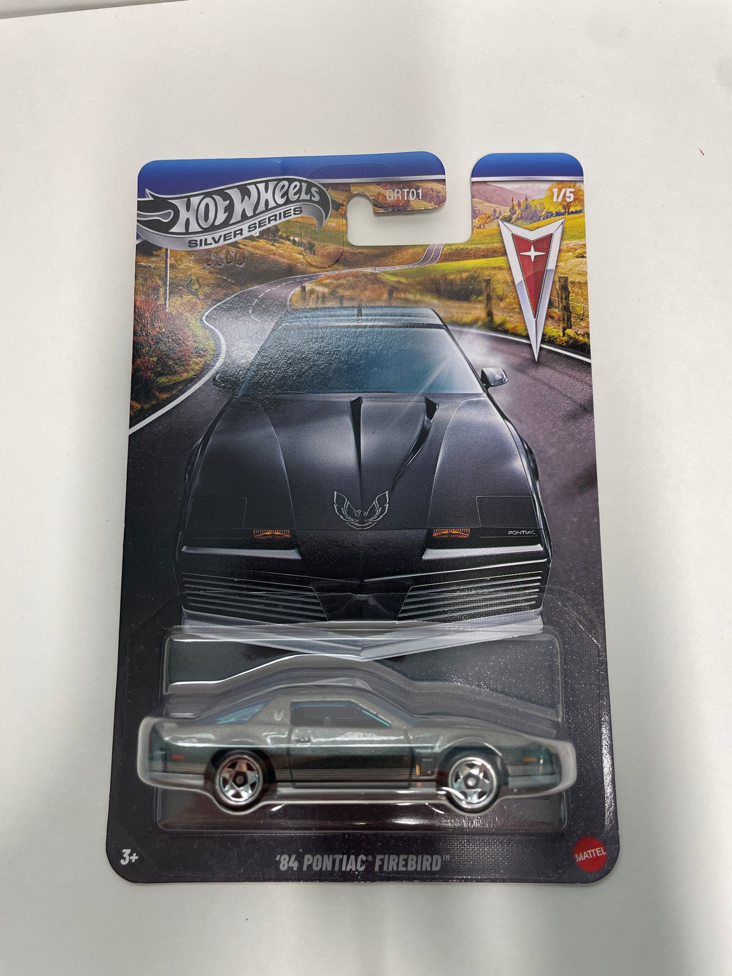 Hot Wheels 1/64 Silver Series Pontiac '84 Pontiac Firebird Grey - JKY09