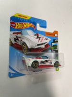 Hot Wheels 1/64 Track Manga Short Card White