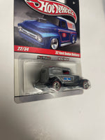 Hot Wheels 1/64 ‘32 Ford Sedan Delivery Slick Rides Silver & Blue - Damaged Card