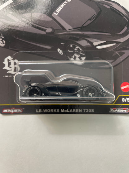 *Chase* Hot Wheels 1/64 Car Culture Silhouettes LB-Works McLaren 720S Black - JBK62