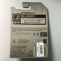 *Japan Card* Hot Wheels 1/64 ‘88 Honda CR-X Blue - Damaged Box