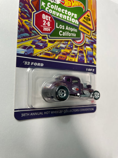 Hot Wheels 1/64 38th Annual Collectors Convention Los Angeles ‘32 Ford Purple