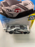 Hot Wheels 1/64 2016 Ford GT Race Grey - Damaged Card