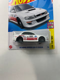 *Japan Card* Hot Wheels 1/64 '98 Subaru Impreza 22B-STI Version White - Damaged Card