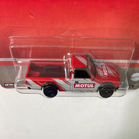 Hot Wheels 1/64 Pop Culture Vintage Oil Datsun 620 Red - Damaged Box