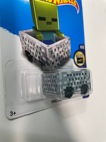 Hot Wheels 1/64 Minecart Grey