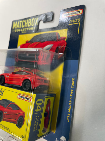 Matchbox Collectors 1/64 2015 Jaguar F-Type Coupe Red - HFL78 - Damaged Box