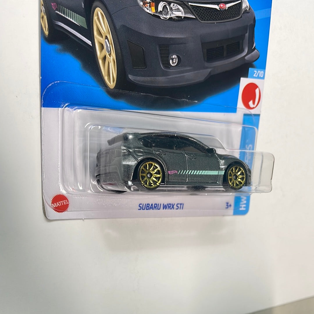*Japan Card* Hot Wheels 1/64 Subaru WRX STI Grey