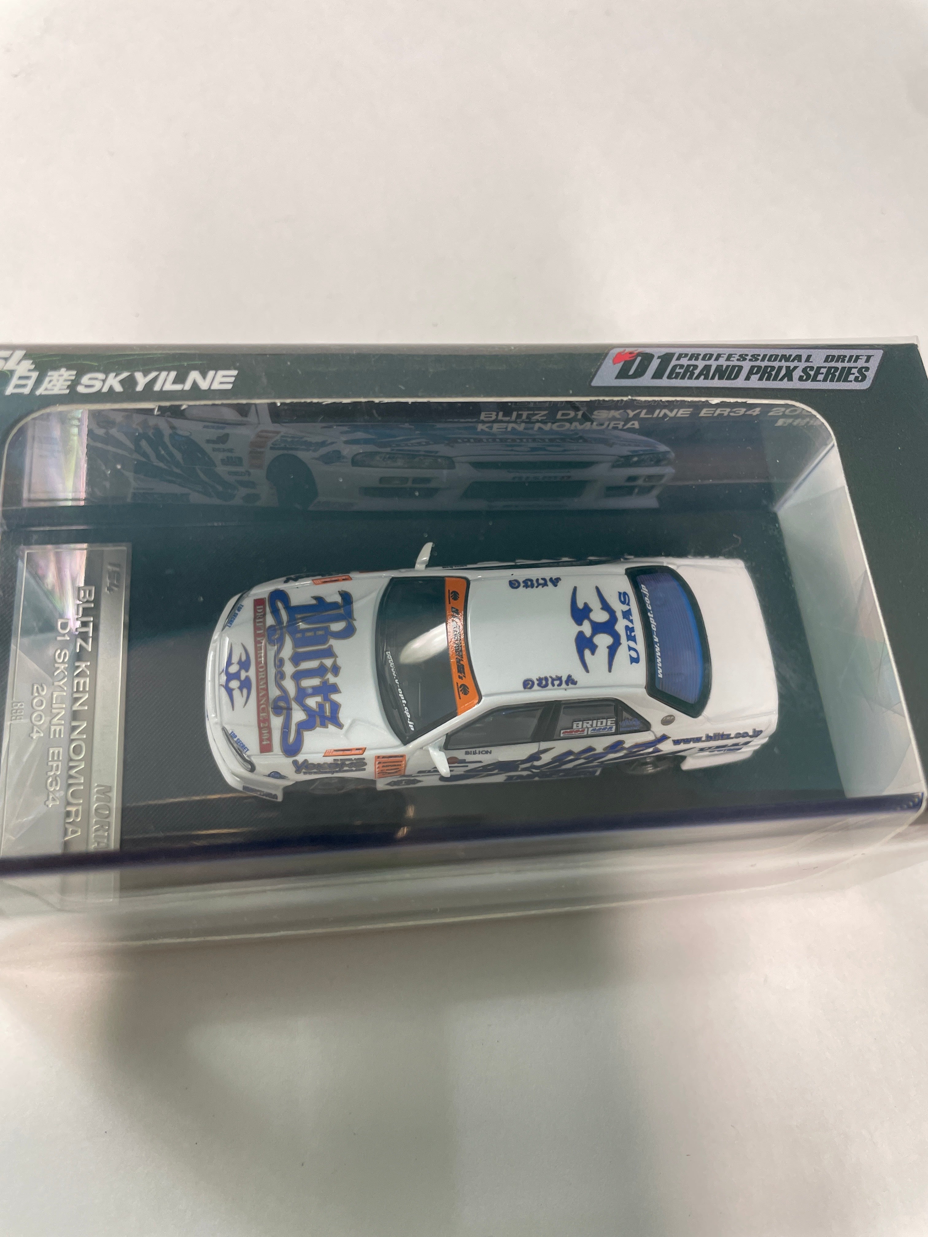 Mortal Model 1/64 Blitz Ken Nomura D1 Nissan Skyline ER34 2004
