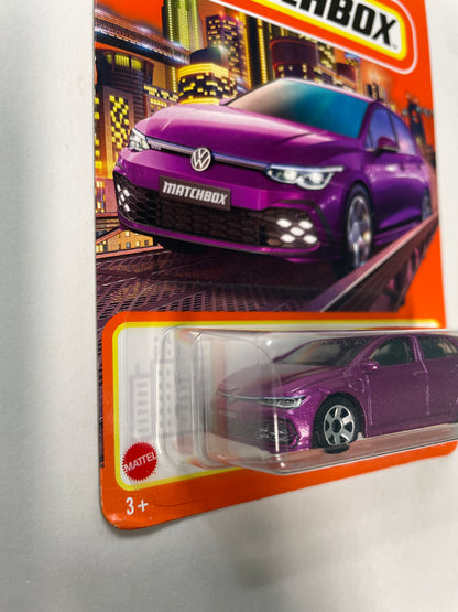 Matchbox 1/64 2021 Volkswagen Golf GTE Purple - Damaged Box