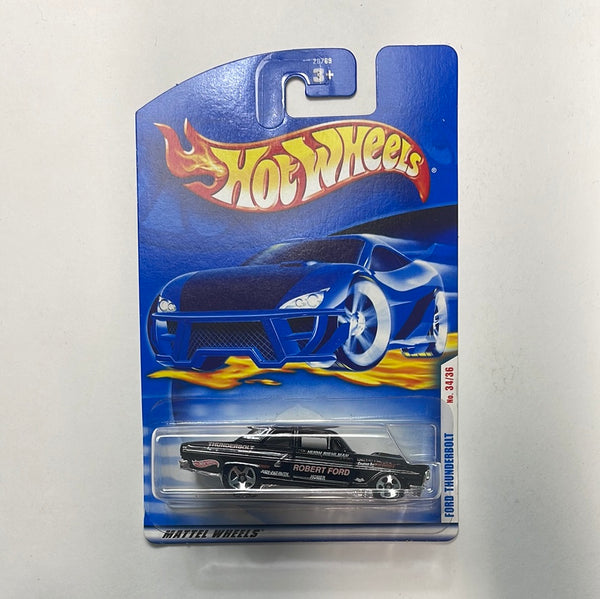 Hot Wheels Ford Thunderbolt Black - Damaged Card