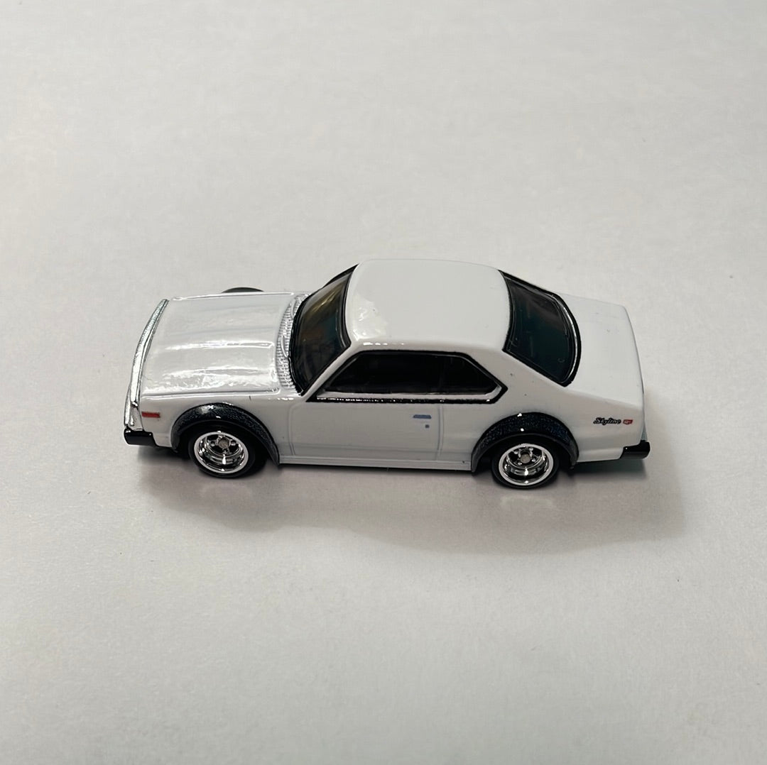 *Loose* Hot Wheels 1/64 Premium Car Culture Box Set Nissan Skyline C210 White