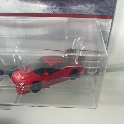 Hot Wheels 1/64 Car Culture Premium 2 Pack - Mitsubishi Lancer Evolution VI Blue & ‘95 Mitsubishi Eclipse Red