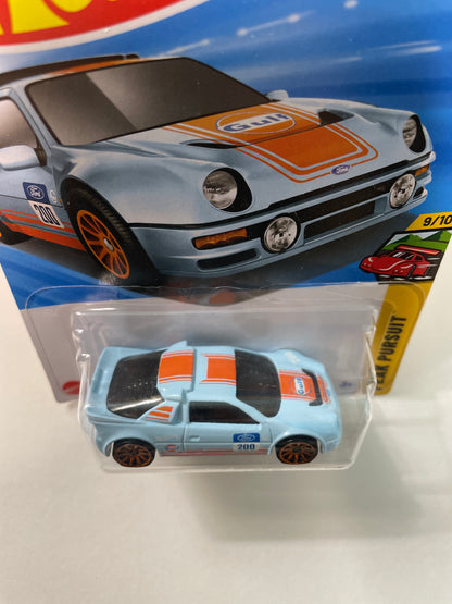 Hot Wheels 1/64 Ford RS200 Blue Gulf