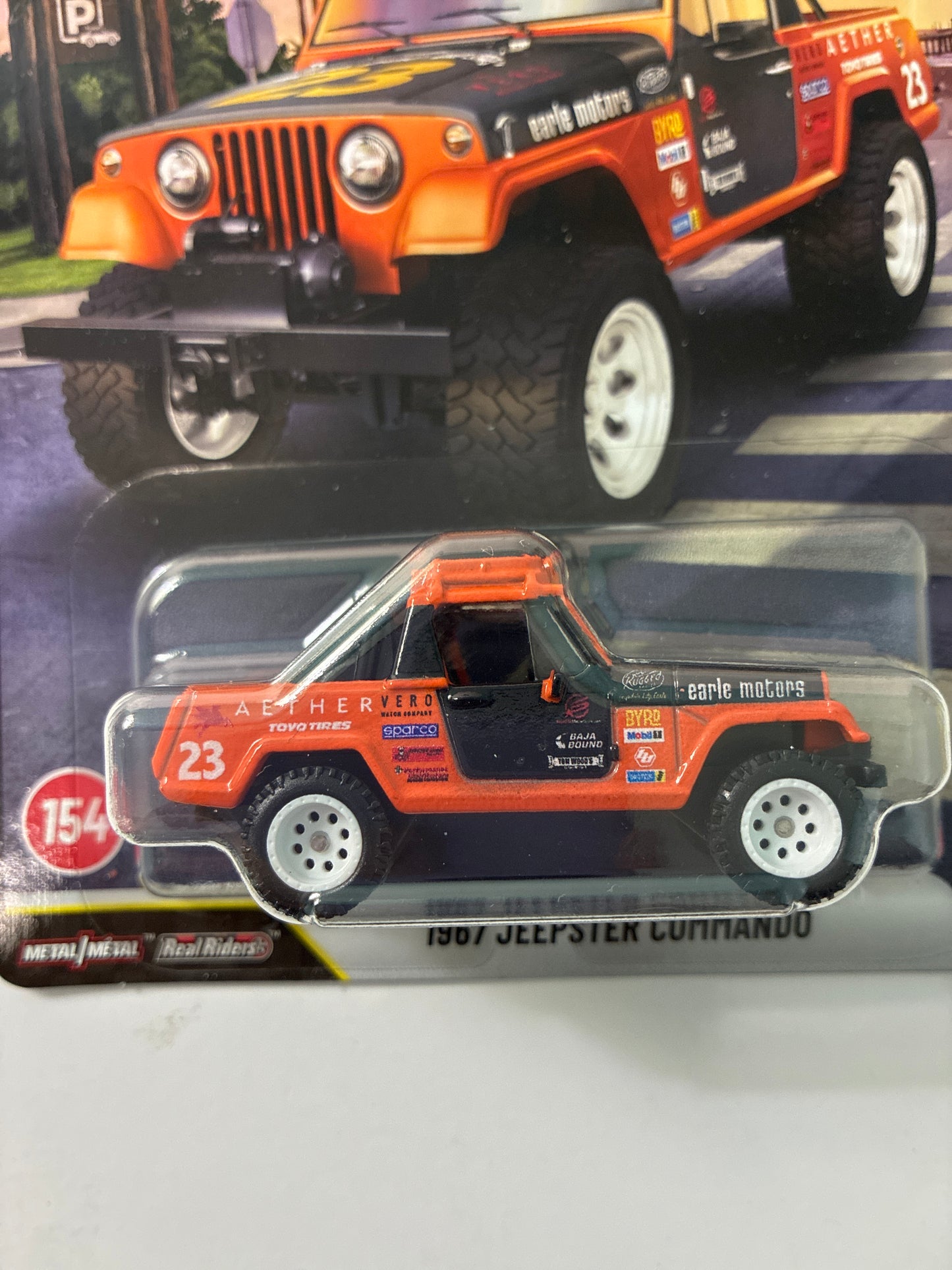 Hot Wheels 1/64 2026 Boulevard Mix H 1967 Jeepster Commando Orange - JHW29