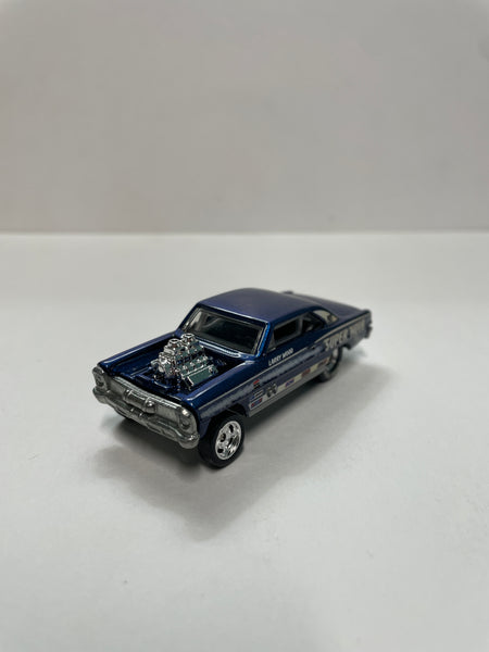 *Loose* Hot Wheels 1/64 Car Culture ‘66 Chevy Super Nova Blue