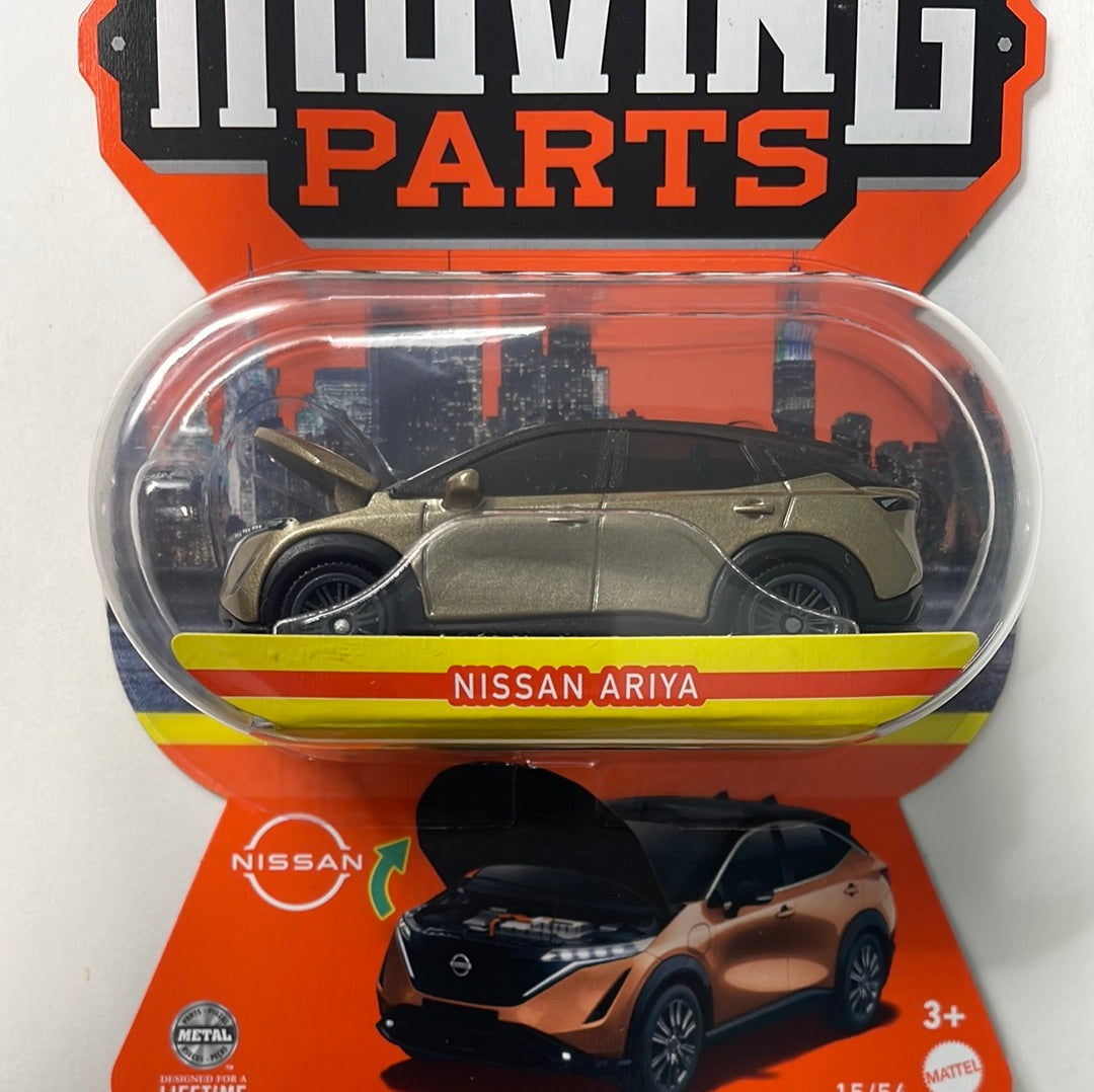Matchbox Moving Parts &ndash; Nissan Ariya 1:64 Modellino Auto Giocattolo 2024 (Blu/Nero)
